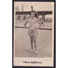 MAR DEL PLATA ANTIGUA FOTO TARJETA POSTAL 1947